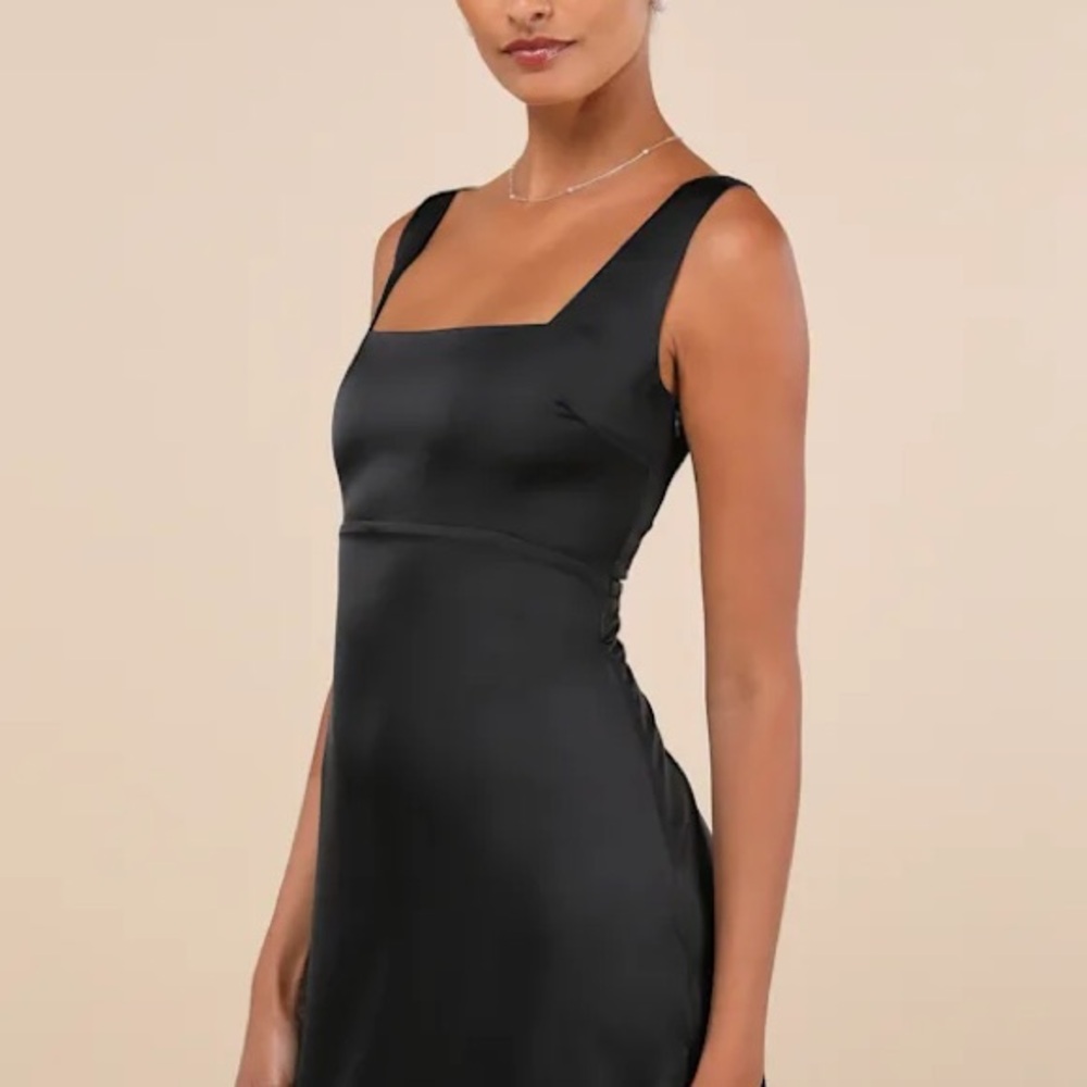 Lulu's Black Mini Dress